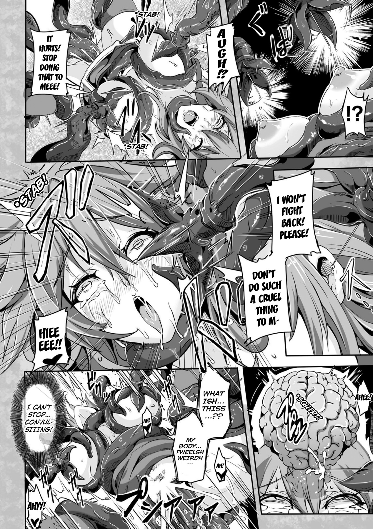 Hentai Manga Comic-Kukkoro Heroines Vol. 14 - The Girl Who's Left Behind In Tentahell-Read-8